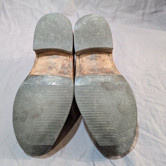 Jose Markham Brogue Tan Leather Cap Toe Ankle Boots Men Size 8 - Picture 10 of 10